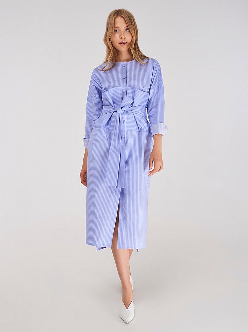 Платье Kimono Stripe Blue