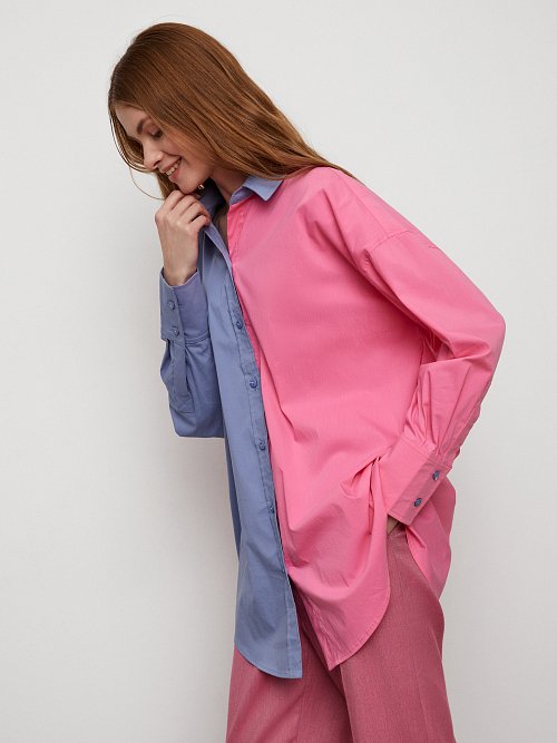 Рубашка Madina Blue_Pink
