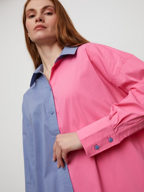 Рубашка Madina Blue_Pink